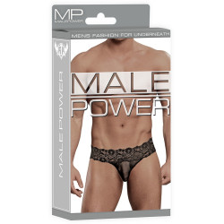 male power Micro thong Scandal Lace Noir